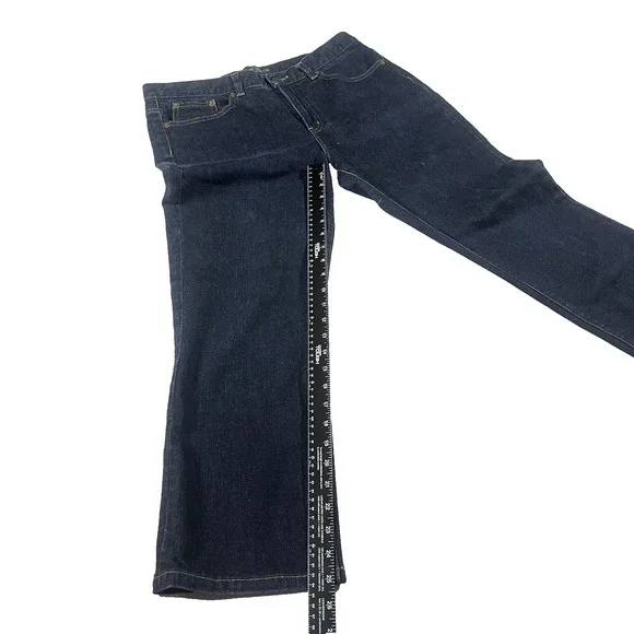 LRL Lauren Ralph Lauren Jeans Womens 12P Size 12 Petite Classic Straight Denim - Picture 8 of 12